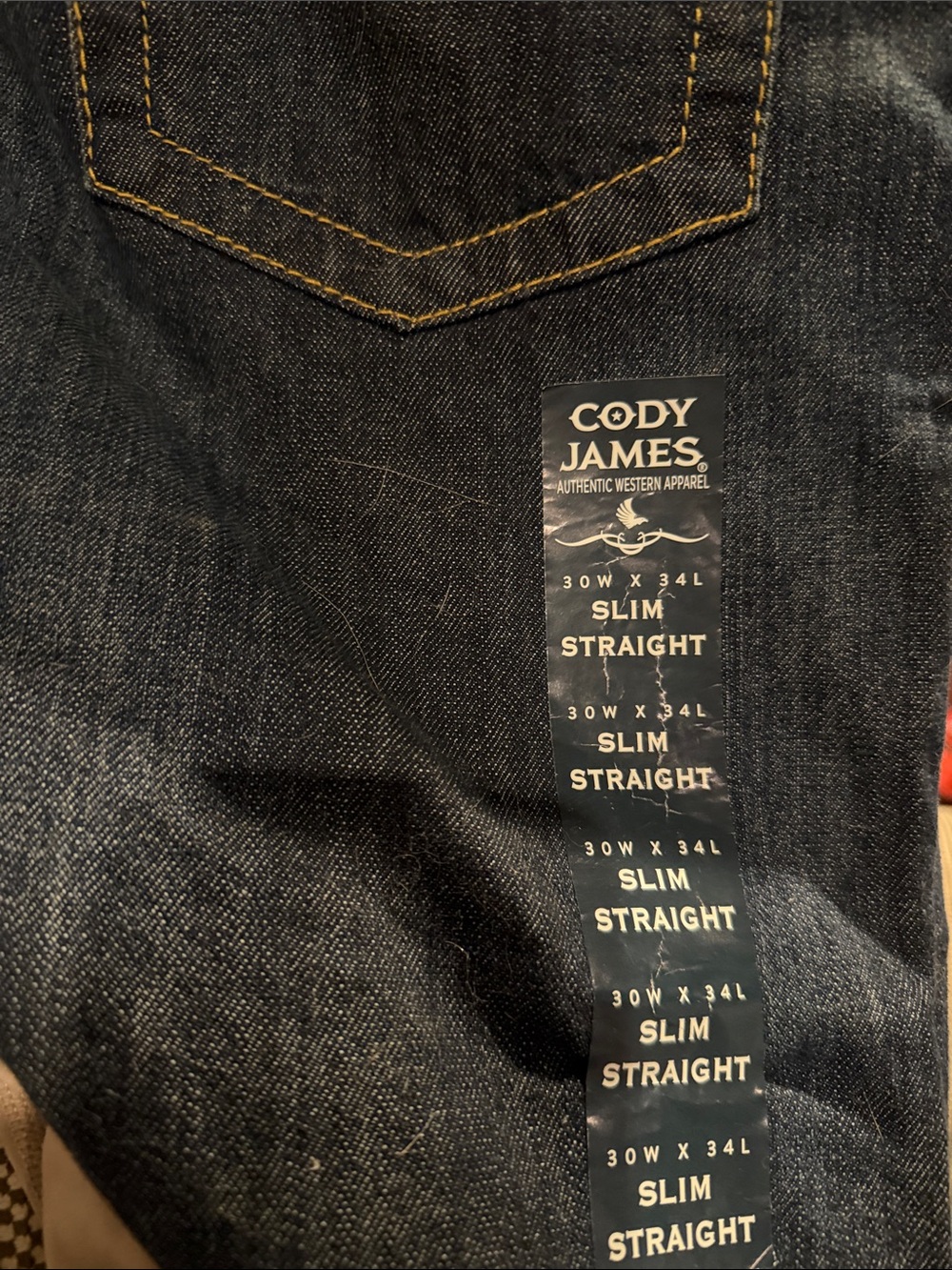 Cody James Slim Straight Men’s Jeans - Dark Indigo